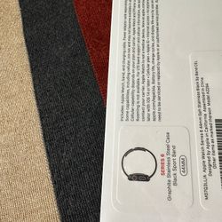 44mm Apple Watch Series 6 Graphite Stainless Steel With Black Sport Band Cellular + Gps For Sale Or Trade For 14 Pro Max Unlocked 