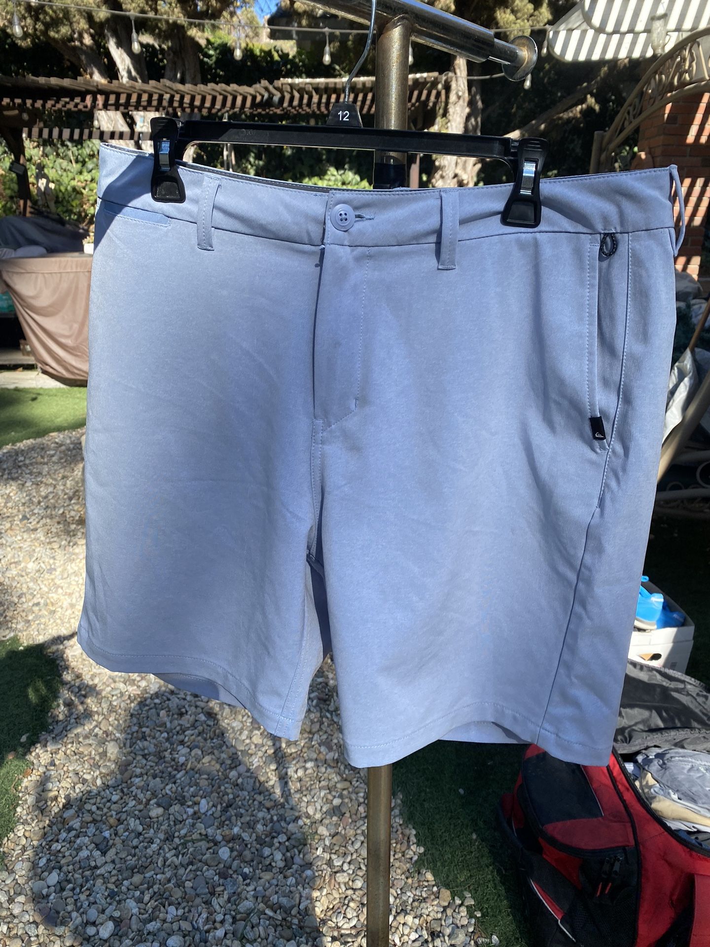 $1 Quiksilver Amphibian Light Blue Shorts, Size 34, Great Condition