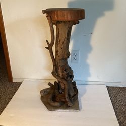 Madrone Wood Plant Stand