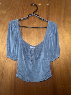 Crop top blouse $1