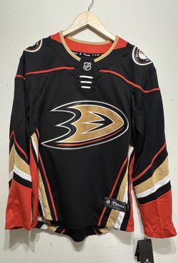 NEW Fanatics Anaheim Ducks Black Breakaway Jersey NHL OFFICIAL Home Size Small