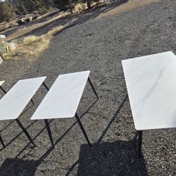 sintered stone dining tables - 7 total