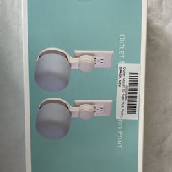 Outlet Wall Mount for Google Nest WiFi Point, Easy Moved Space Saving Cord Management Only for Google Nest WiFi Point, Without Messy Wires or Screws (