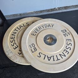 10lb pair of bumper plates 