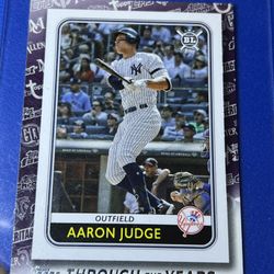 2021 Topps Through the Years Aaron Judge TTY-20