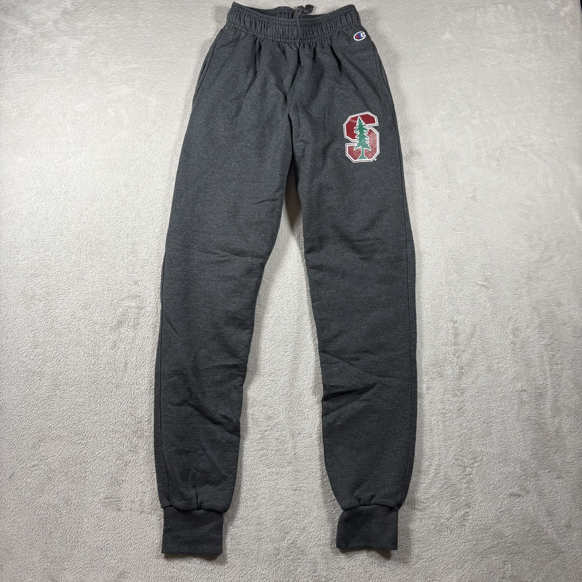 Stanford University Men’s Size XS Gray Champion Jogger Sweatpants College #1694