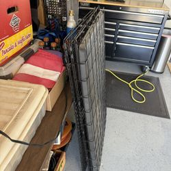LARGE DOG CRATE AND TWO DOG PENS