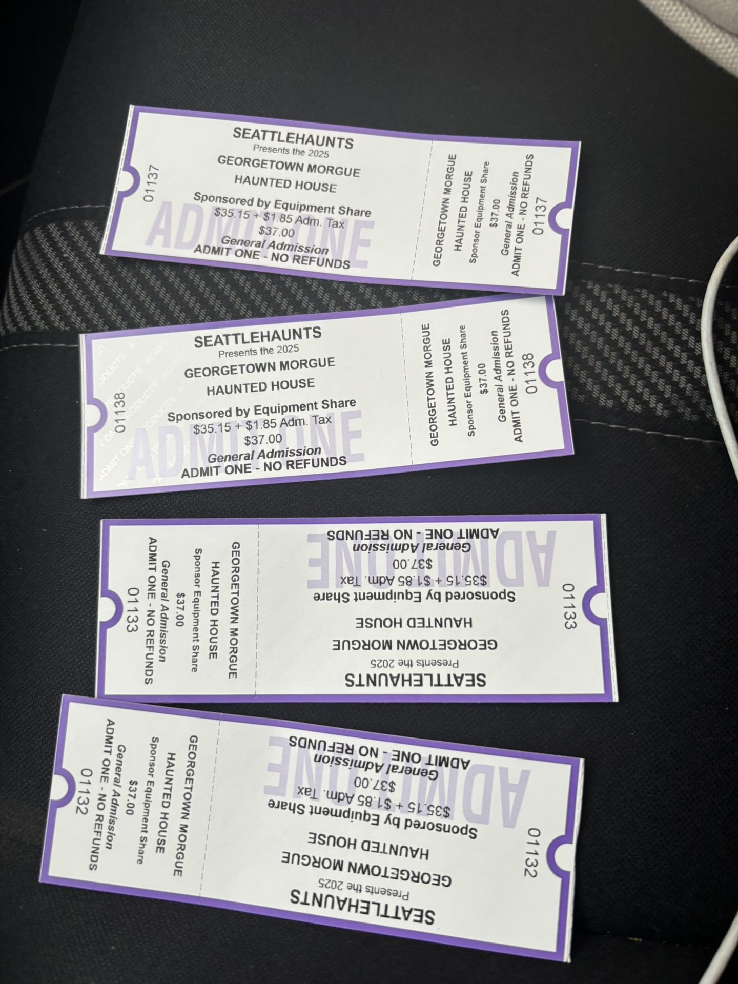 Georgetown Morgue Tickets