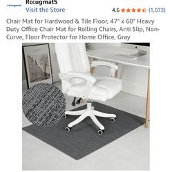RccugnatS Heavy Duty Chair Mat For Tile And Hardwood Floors 47”x60”