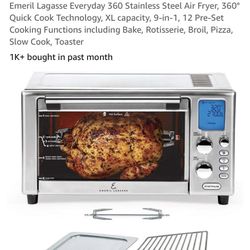Emeril Lagasse Everyday 360 Stainless Steel Air Fryer