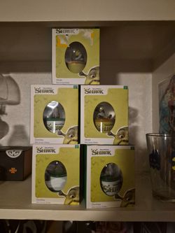 Shrek and donkey mini globes