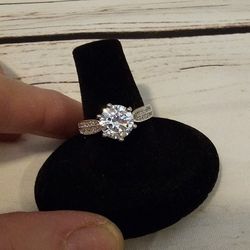 Cz Diamond Engagement Ring Size 7