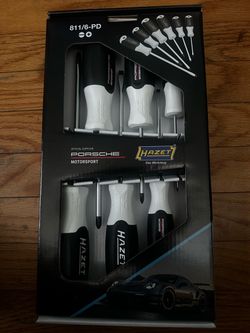 Hazet Porsche Motorsport 6-Piece Screwdriver Set