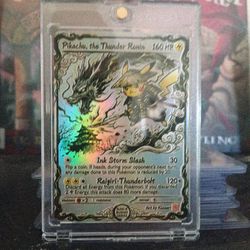 Custom Pikachu Samurai Artwork