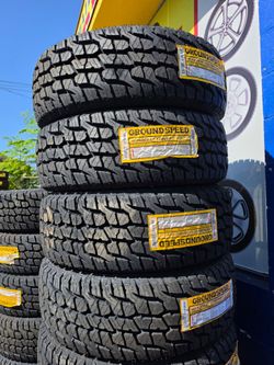 265 70 17 Groundspeed Tires Con 50,000 millas de Garantía