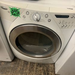 White Whirlpool Front load Dryer 