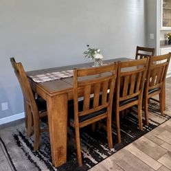 Dining Set- Solid Wood Extendble