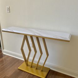 Console Table Modern Gold