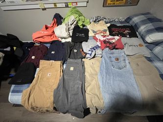 Bundle Of Clothes Mostly Carhartt