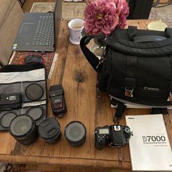 Nikon D7000 Plus ALL lenses & equipment!