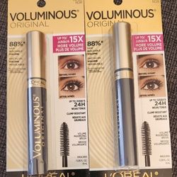 L'Oreal Paris Voluminous Original Washable Bold Eye Mascara, (305) Black