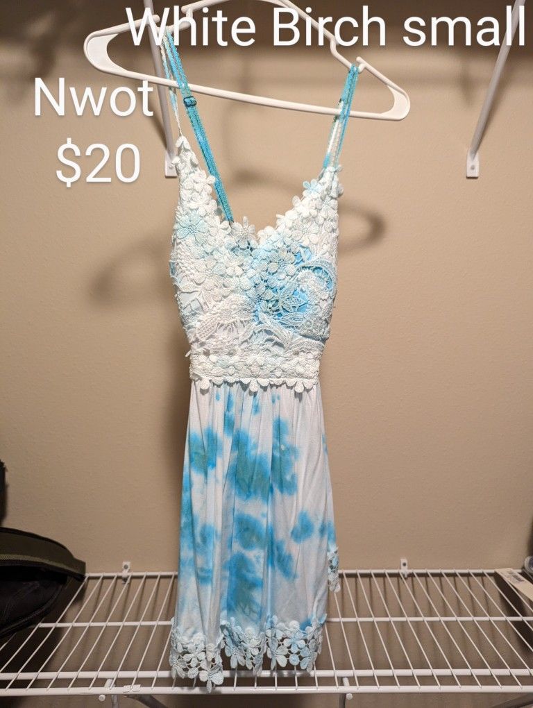 White Birch Long Top Size Small