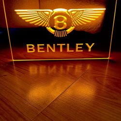 BENTLEY LED NEON LIGHT SIGN 8x12