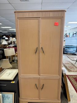 Tall Armoire Cabinet with Double Doors