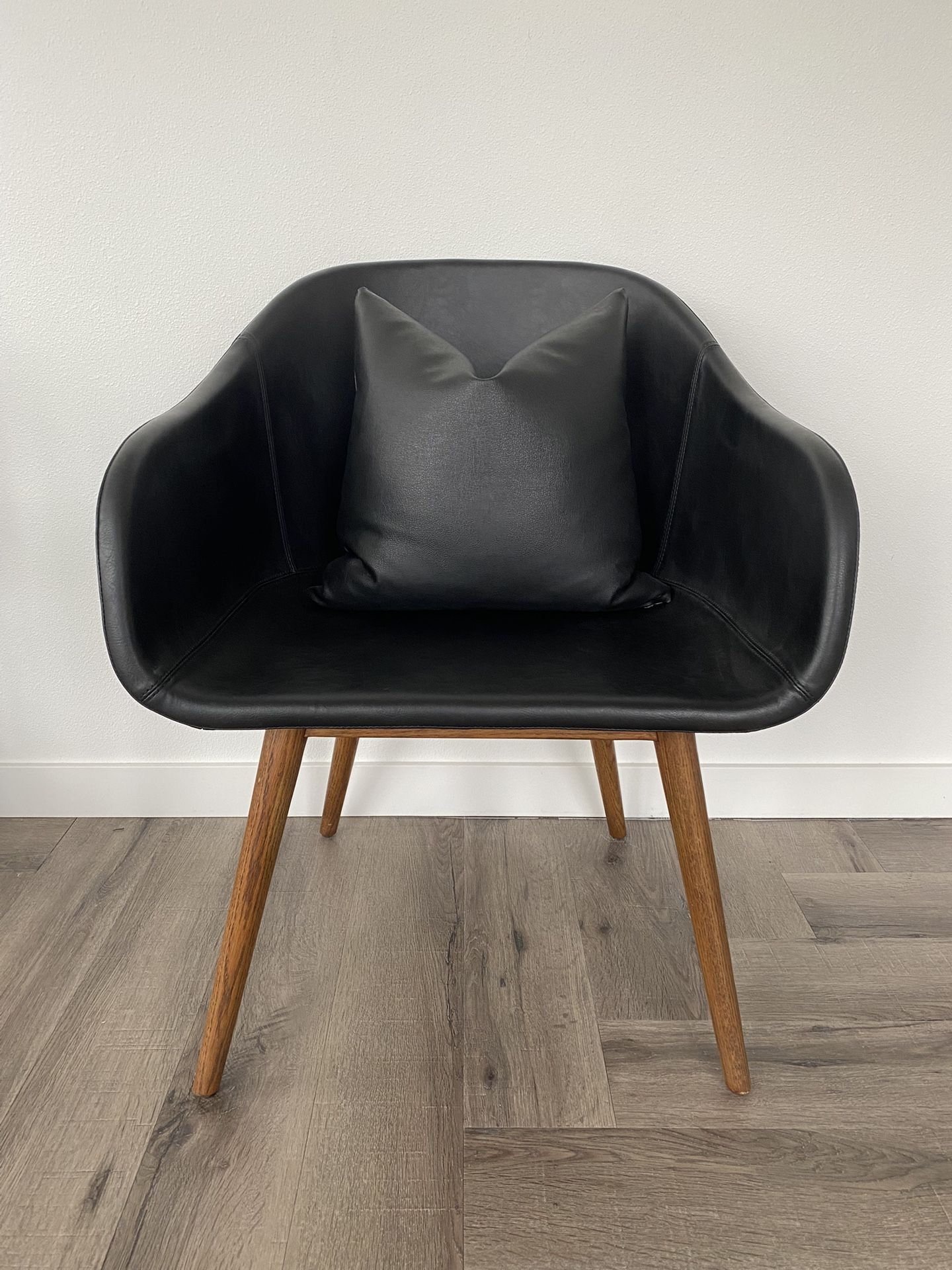 CB2 Venice Leather Accent / Desk Chair