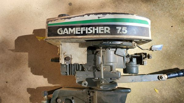sears gamefisher 7.5 hp outboard motor for sale in st