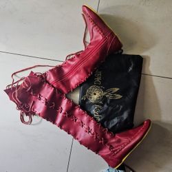Red Gypsy Dharma Boots size 71/2