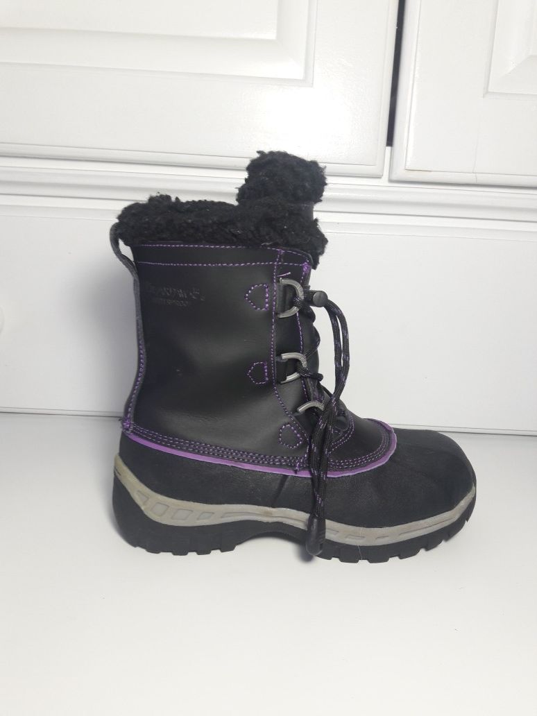 Bearpaw Snow Boots Black Kids Size 13