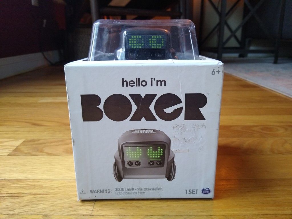 Boxer Interactive Robot (Black) w/ Personality Emotions