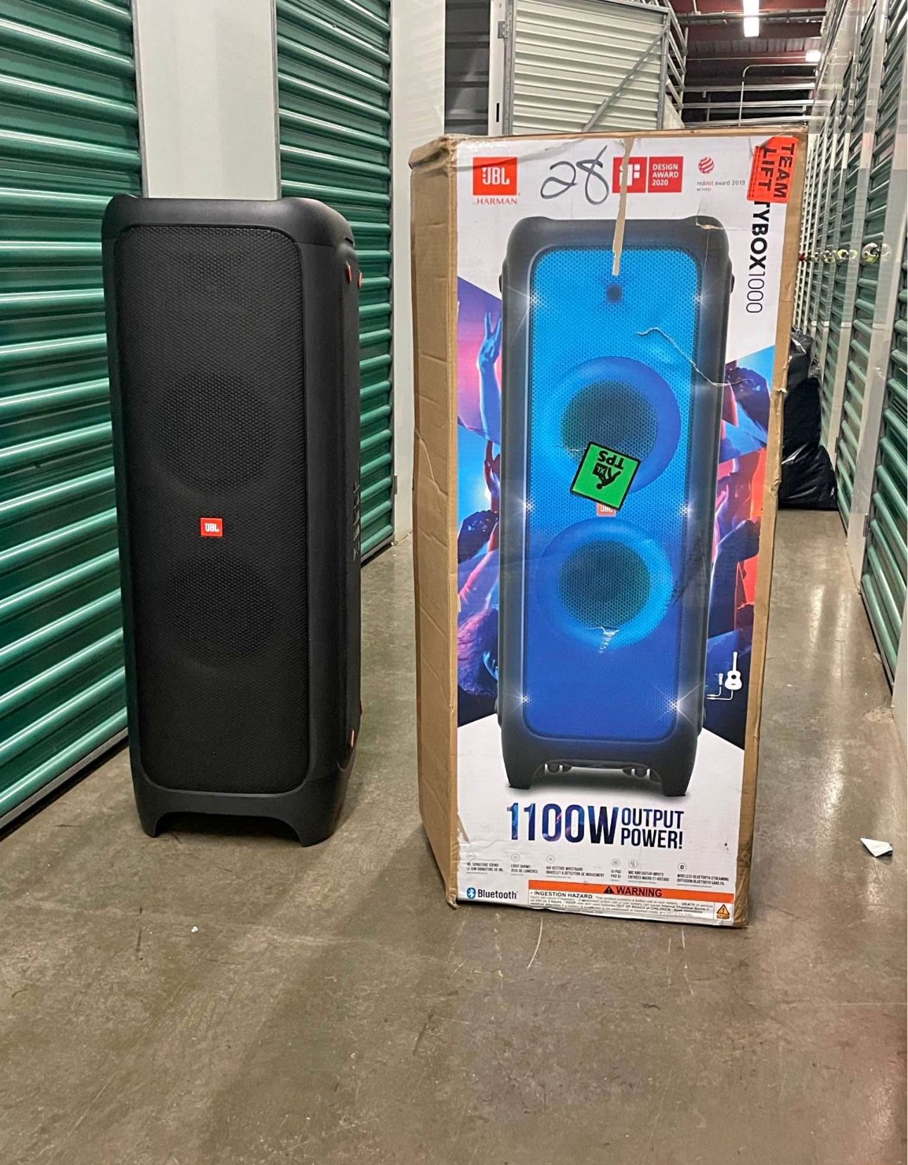 JBL Partybox 1000 High Power 1100W Wireless Bluetooth Speaker