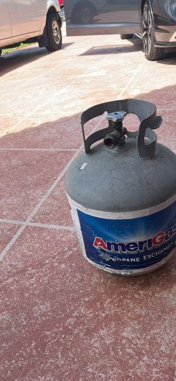 Empty propane tank