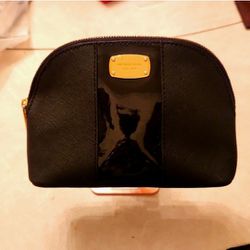 Michael Kors Black Cosmetic Pouch