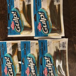Berkeley Gulp Camo Jerk Shad x 5