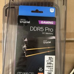 Ddr5 Crucial Pro Gaming Oc 6400 Cl32 New  32 Gb Ram