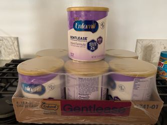 7 Enfamil cans