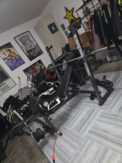 Weight Bench & Olympic bar