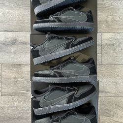 Jordan 1 Low OG SP Travis Scott Black Phantom