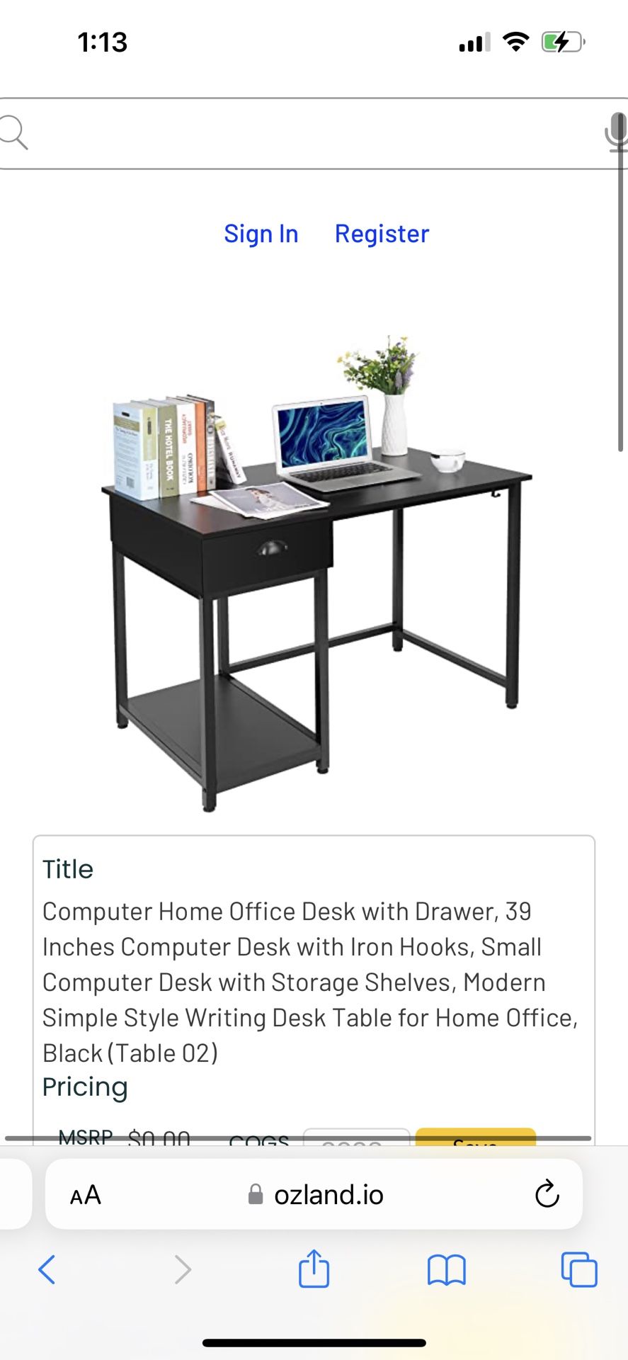 New! Computer Desk