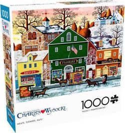 Buffalo Games - Charles Wysocki - Meats, Flowers, Hats - 1000 Piece Jigsaw Puzzle  Brand Buffalo Games Puzzle type Jigsaw Manufacturer Minimum Age 168