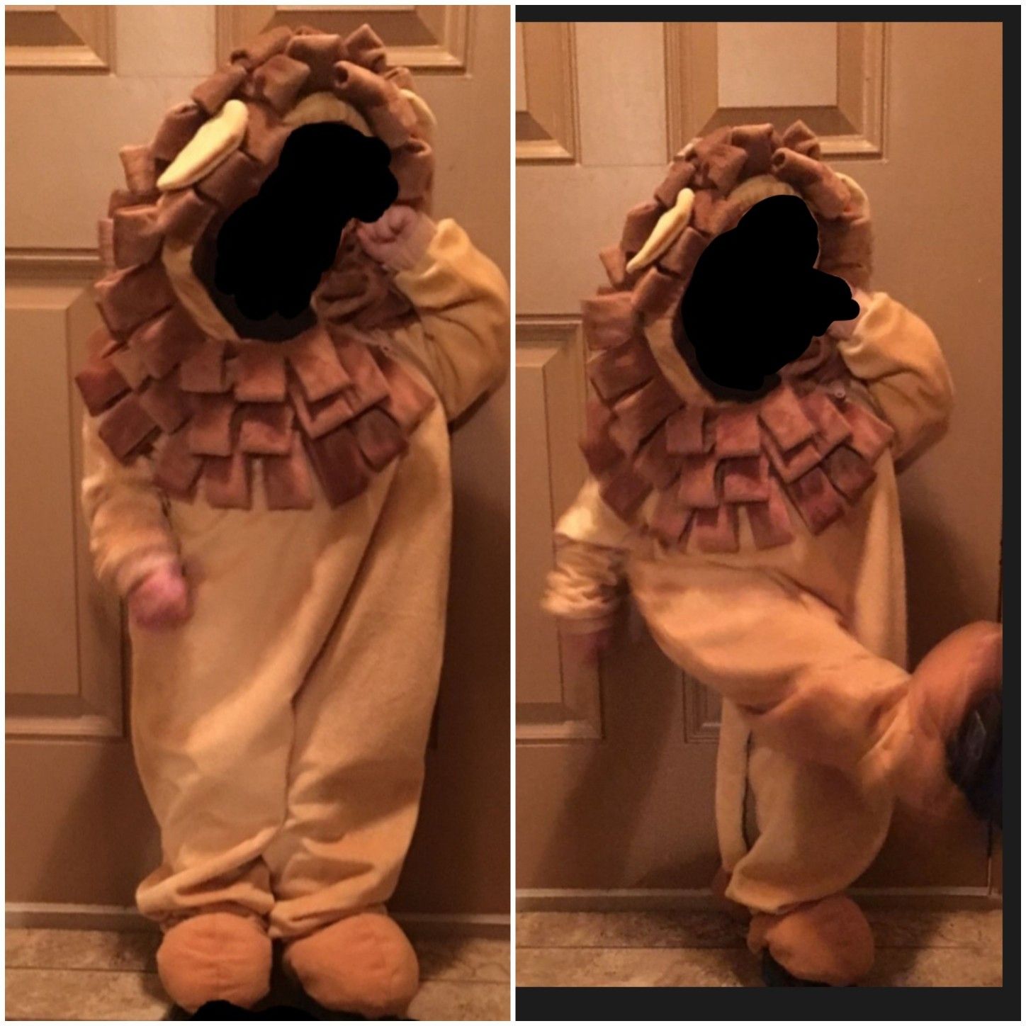 Toddler/preschool Boys/Girls soft/heavy lion Halloween costume tag sz.is 3-4T used 3x see more info gently used