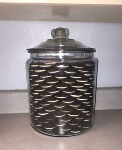 Extra-large glass jar with lid