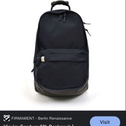 Navy Visvim 20L Backpack Brand New $650 OBO