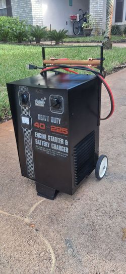 ANALOG 40/225 AMP dolly cart Battery Charger Engine Starter sears craftsman commercial grade š