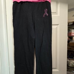 Support The Cure Breast Cancer Awareness Yoga Workout Pants