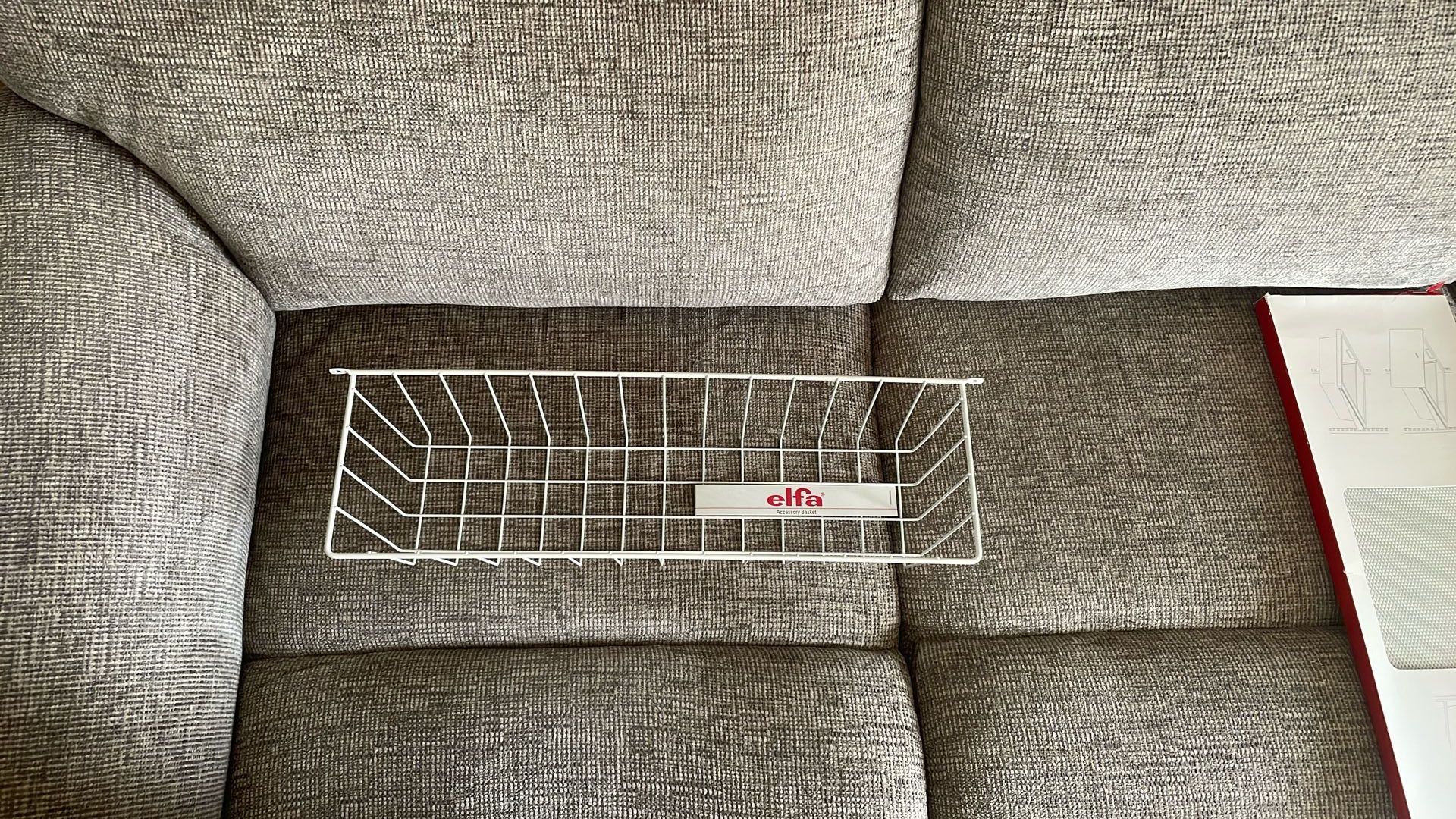Container Store Elfa Accessory Basket NEW