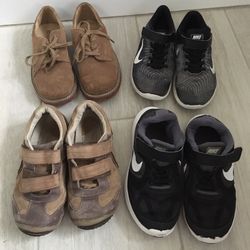 Boys Size 13 1/2 Shoes Nike Stride Rite Sperry Dress Runners